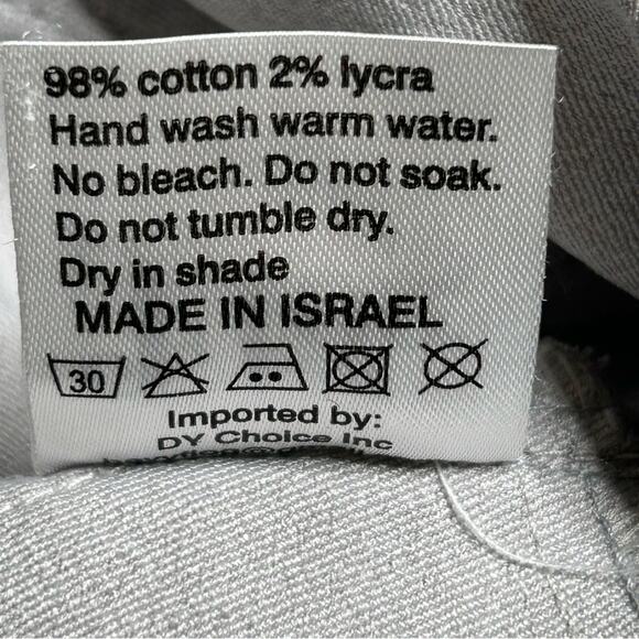 Bevy Flog Shely Silver Grey Snake Python Print Pants 27 - Picture 8 of 10